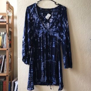 Planet Blue beachy dress with tie front